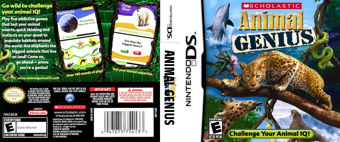Animal Genius — box-texture (US)