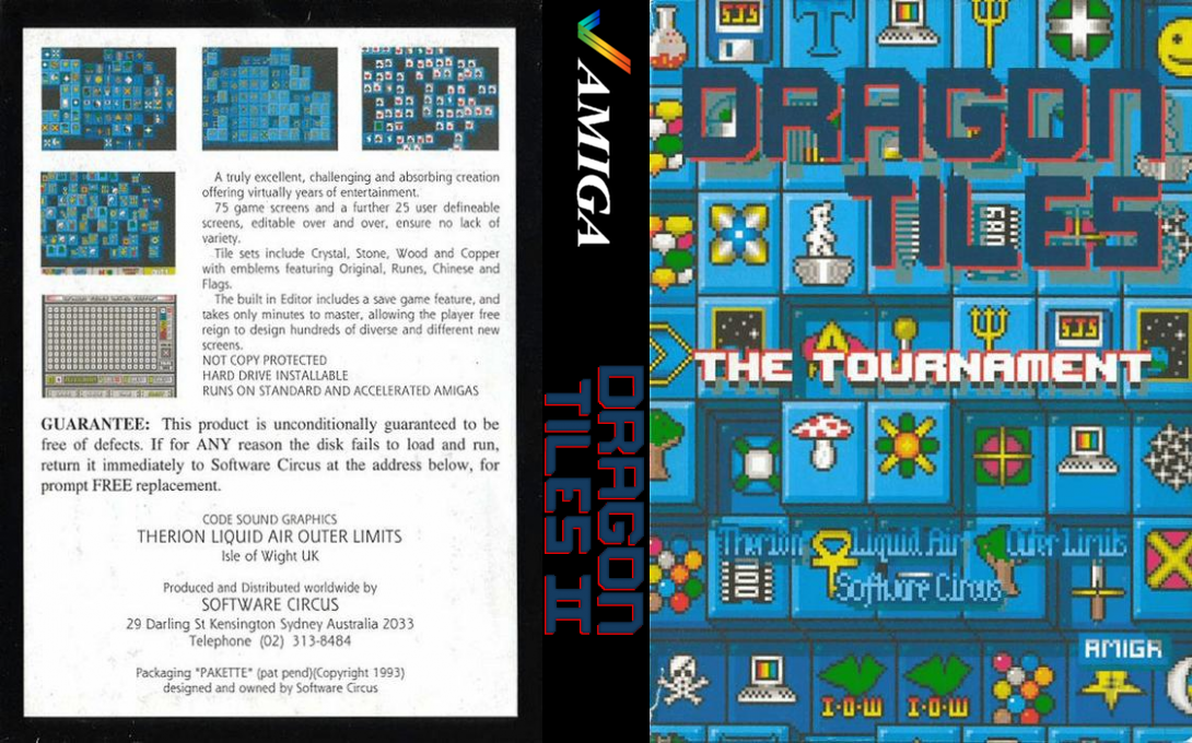 Dragon Tiles II - The Tournament — box-texture (WOR)