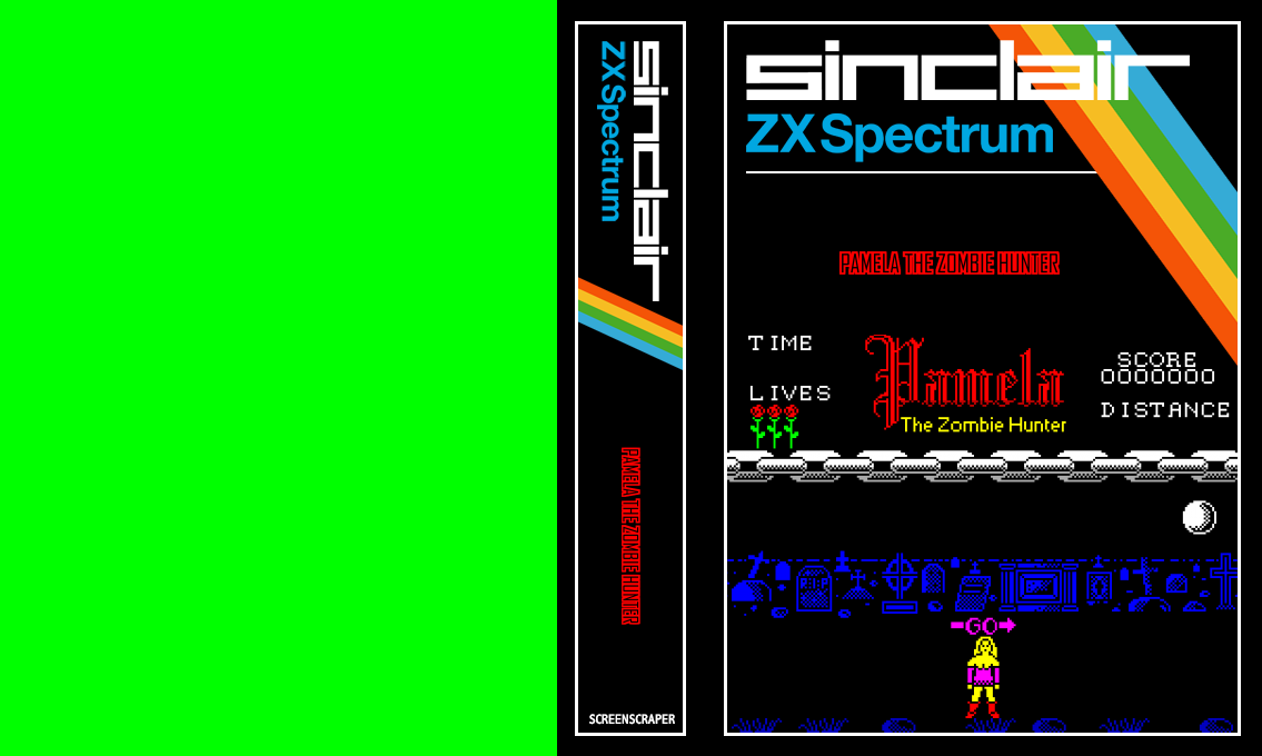 Pamela The Zombie Hunter — box-texture (SS)