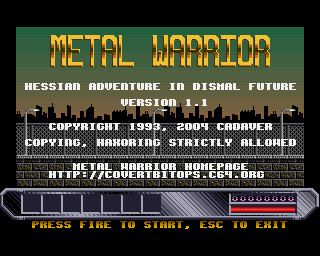 Metal Warrior — sstitle (WOR)
