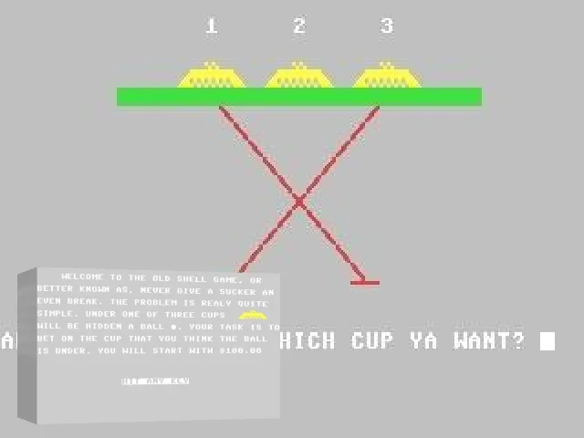 Old Shell Game — mixrbv2 (WOR)