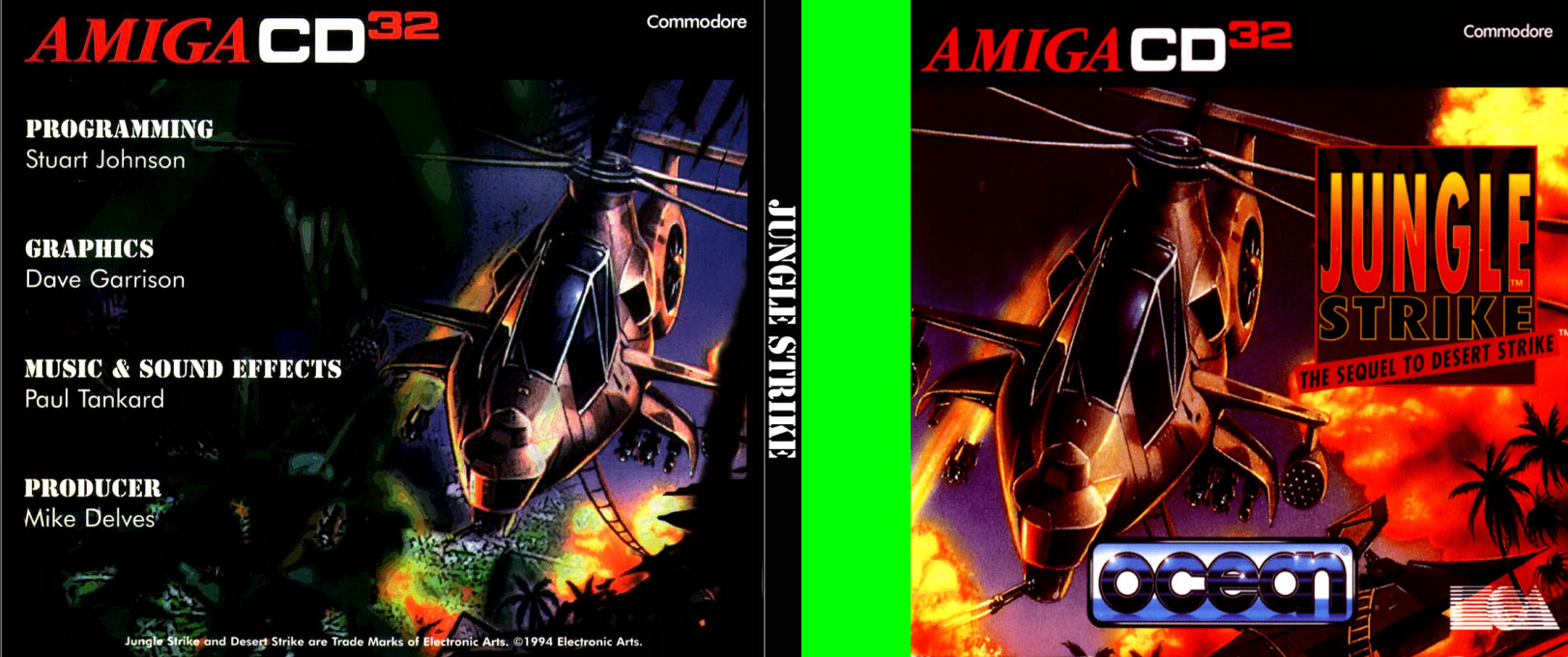 Jungle Strike - The Sequel to Desert Strike — box-texture (EU)
