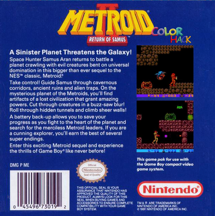 Metroid 2 - Return Of Samus — box-2D-back (US)