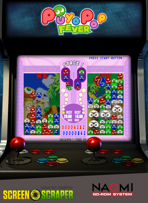 Puyo Pop Fever — box-2D (SS)