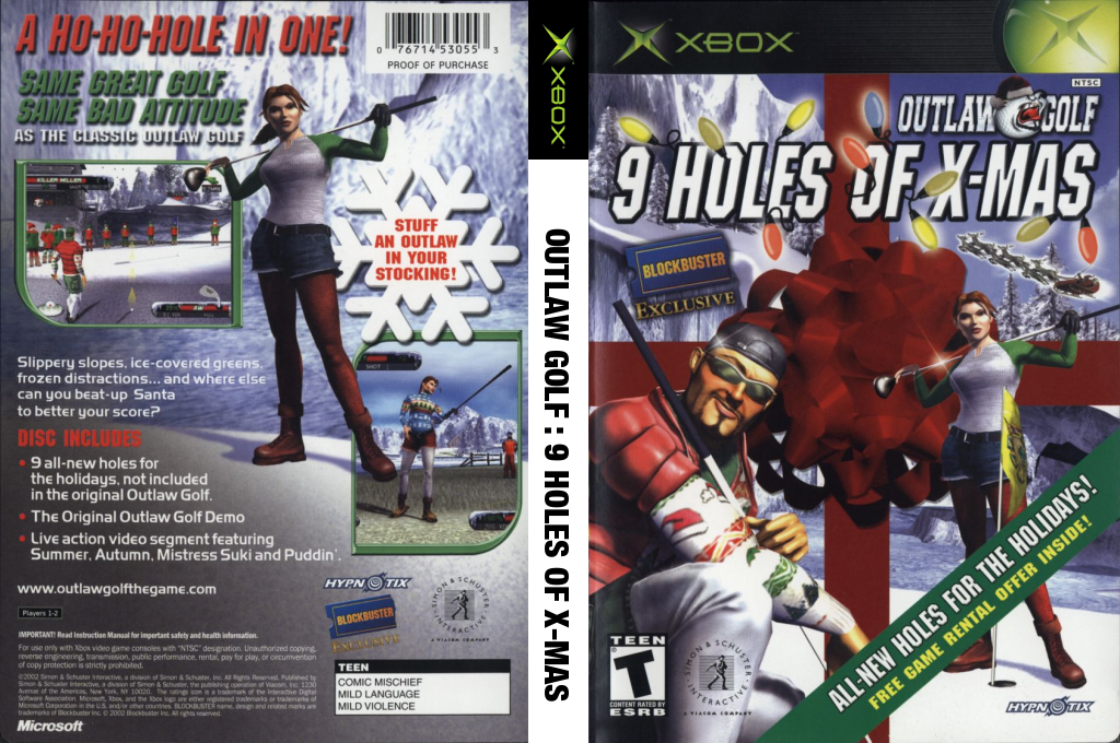 Outlaw Golf - Holiday Golf — box-texture (US)