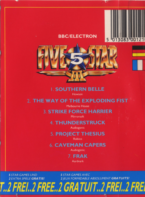 Thunder Struck! — box-2D-back (WOR)