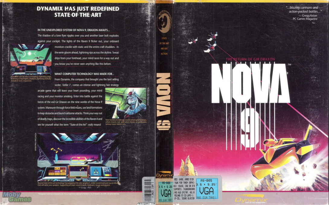 Nova 9 - Return Of Gir Draxon — box-texture (US)