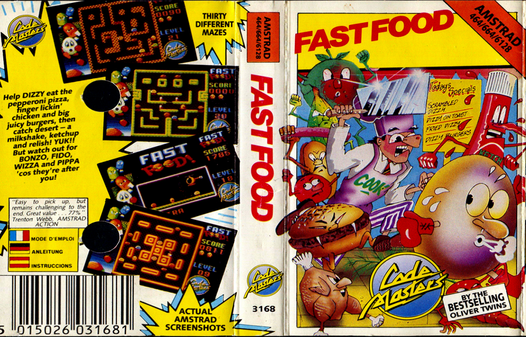 Fast Food Dizzy — box-texture (EU)