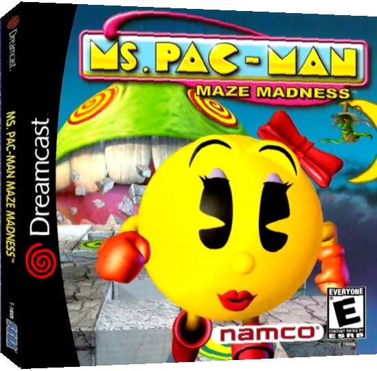 Ms. Pac-Man Maze Madness — box-3D (US)