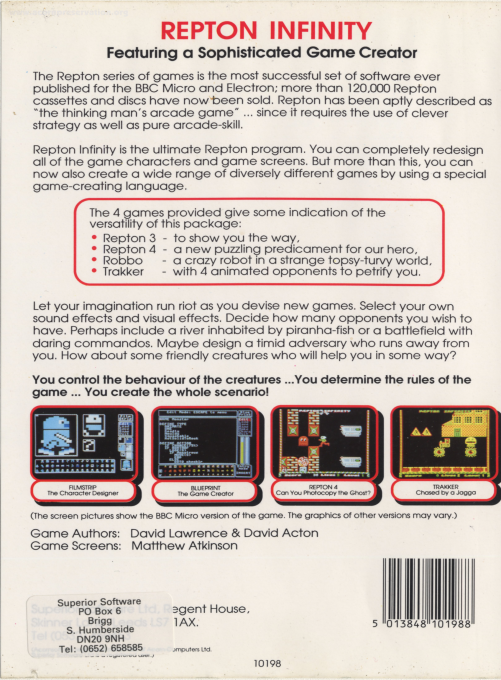 Repton Infinity — box-2D-back (WOR)