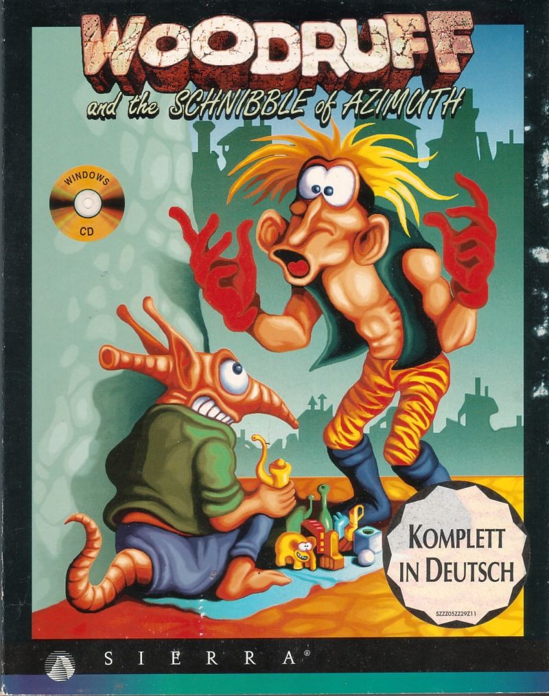 The Bizarre Adventures of Woodruff and the Schnibble — box-2D (DE)