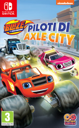 Blaze and the Monster Machines - Axle City Racers — box-2D (IT)