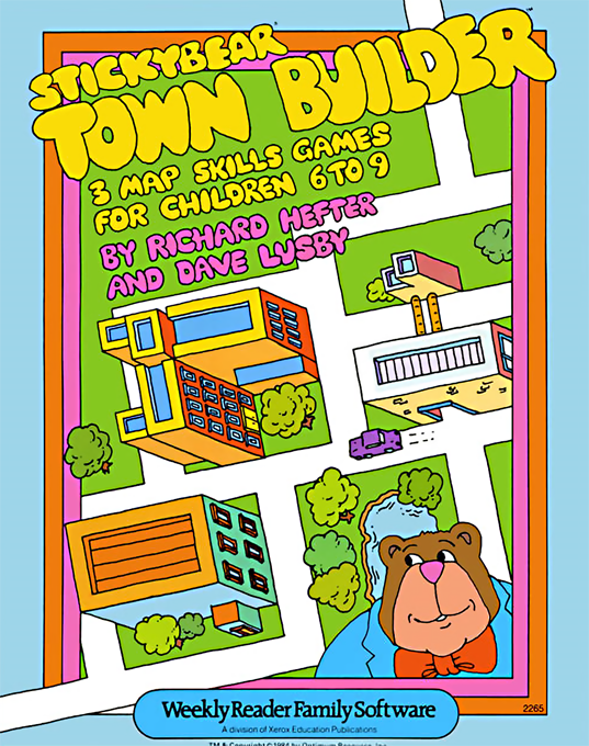 Stickybear Town Builder box art