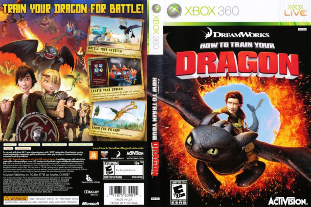 DreamWorks How to Train Your Dragon — box-texture (US)