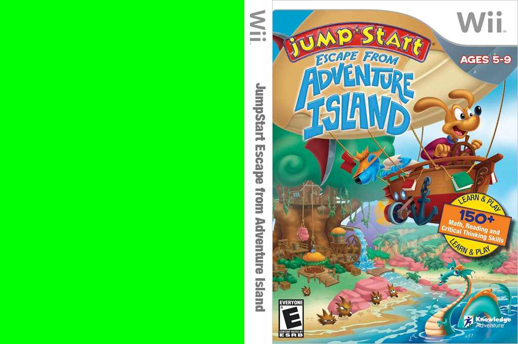 JumpStart Escape from Adventure Island — box-texture (US)