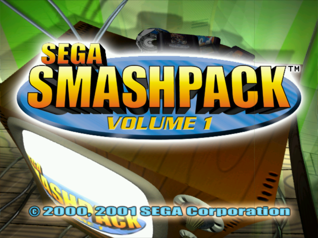 Sega Smash Pack - Volume 1 — sstitle (US)