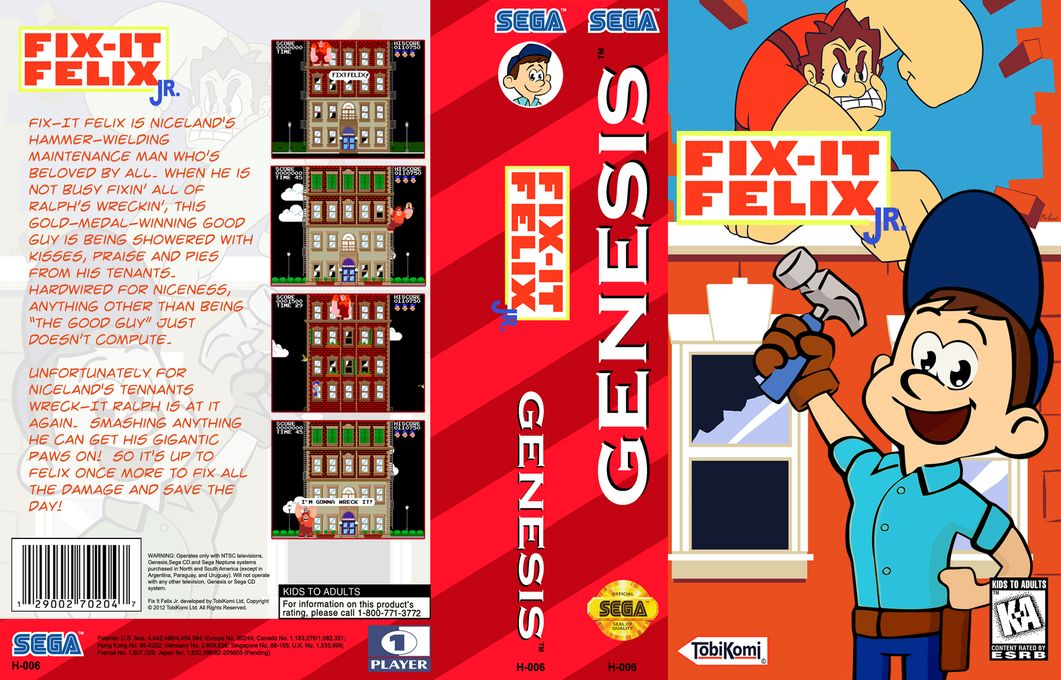 Fix-It Felix, Jr. — box-texture (US)