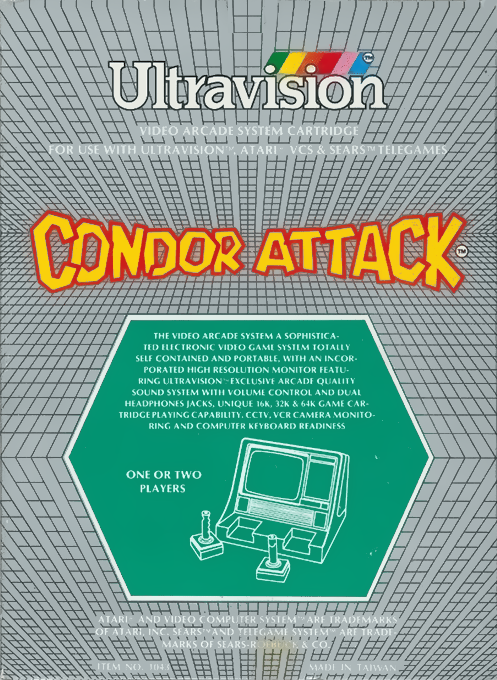 Condor Attack — box-2D-back (US)