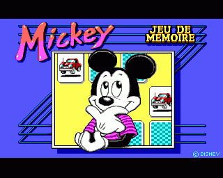 Mickey Jeu de Memoire — sstitle (FR)