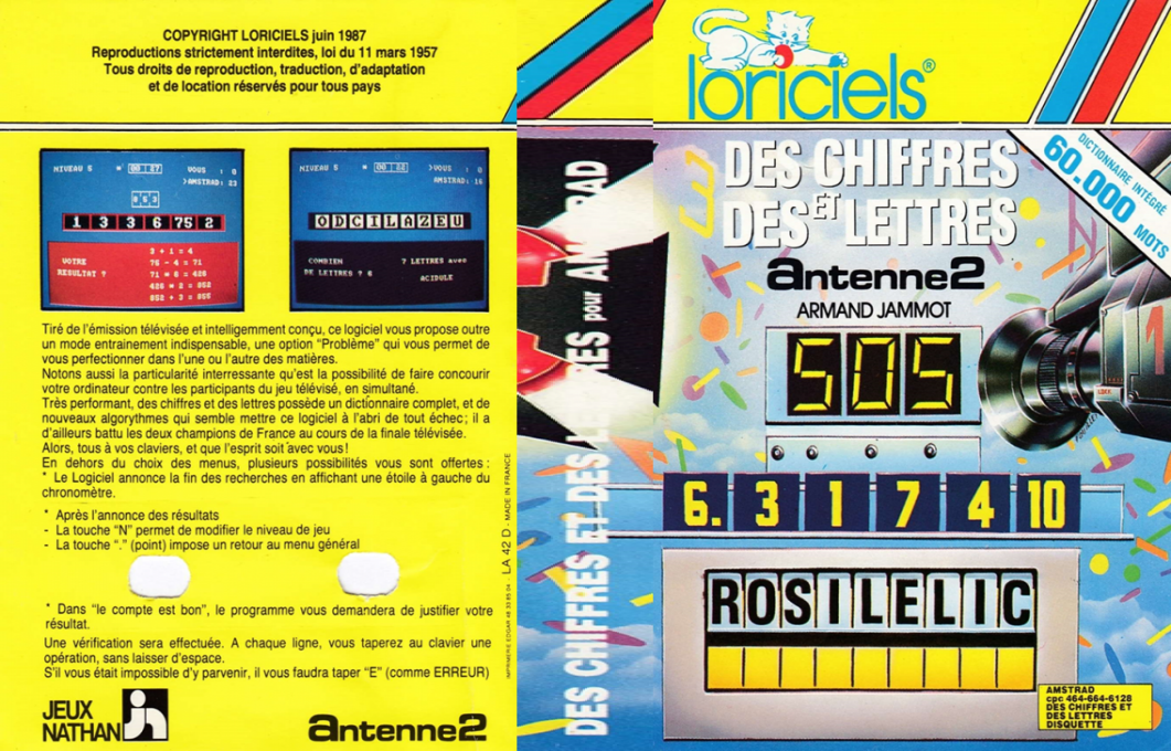 Chiffres Et Des Lettres, Des — box-texture (FR)