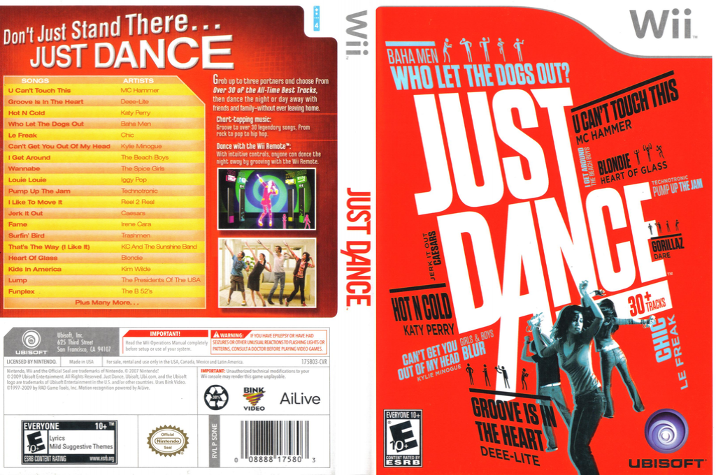 Just Dance — box-texture (US)