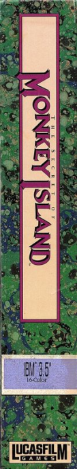 Secret Of Monkey Island, The — box-2D-side (US)