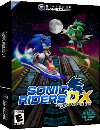 Sonic Riders DX — box-3D (US)