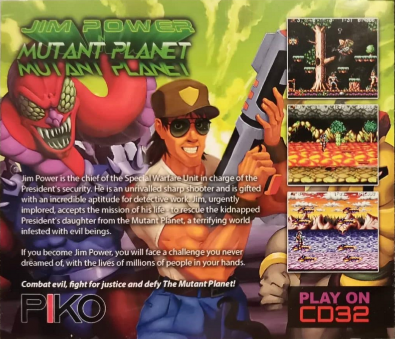Jim Power in Mutant Planet — box-2D-back (WOR)