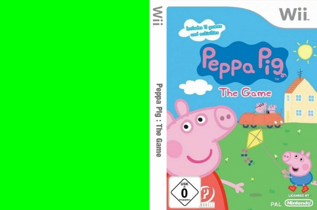 Peppa Pig - The Game — box-texture (DE)