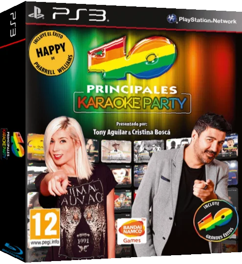 40 Principales, Los - Karaoke Party — box-3D (EU)