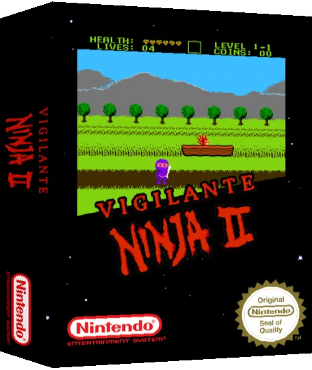 Vigilante Ninja II — box-3D (SS)