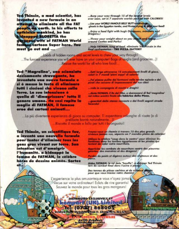 Fatman - The Caped Consumer — box-2D-back (EU)