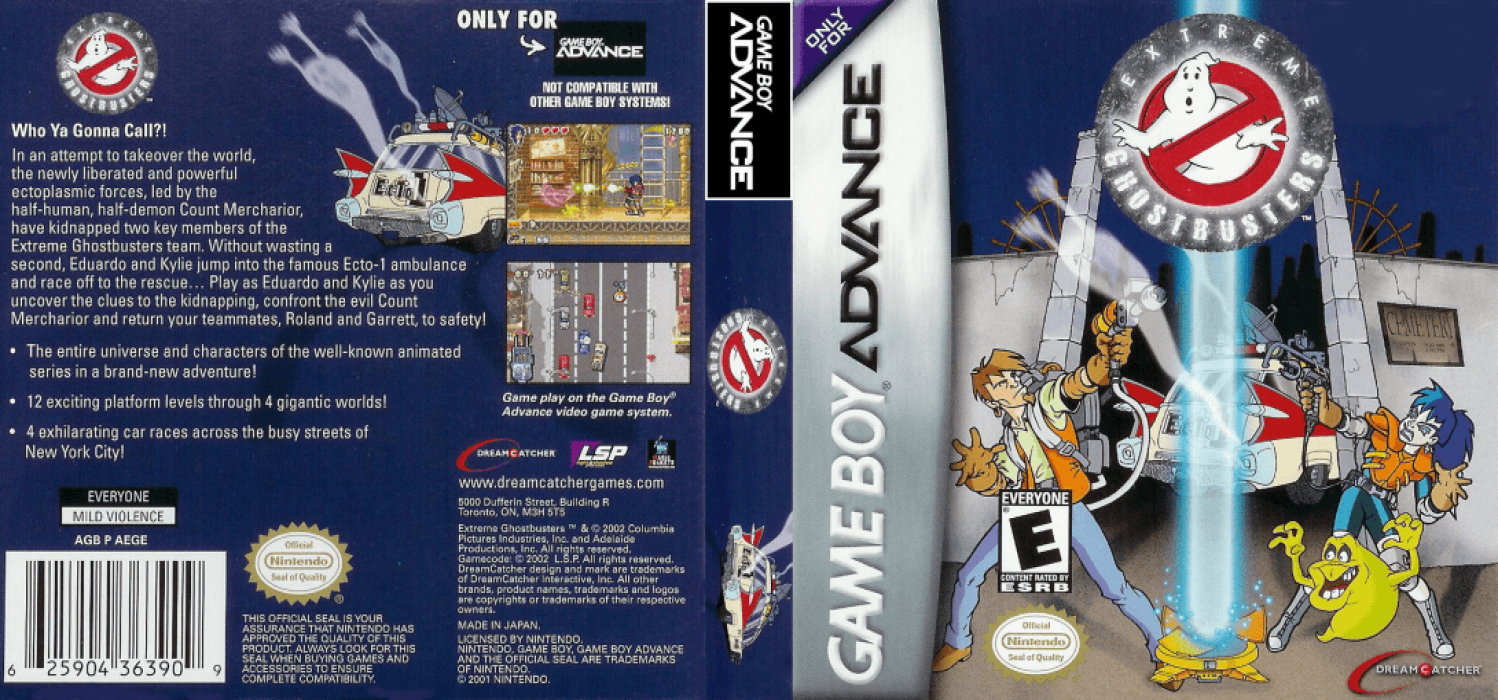 Extreme Ghostbusters - Code Ecto-1 — box-texture (US)