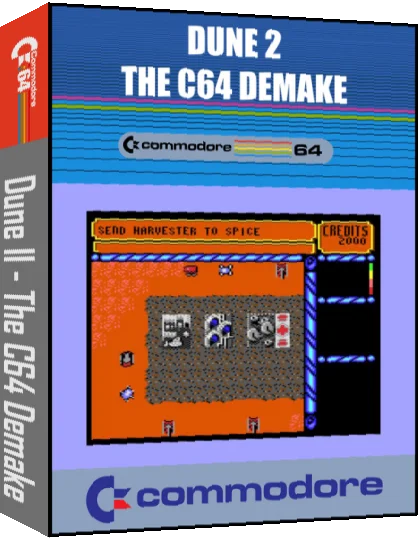 Dune 2 - The C64 Demake — box-3D (CUS)