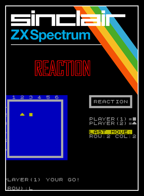 Reaction box art