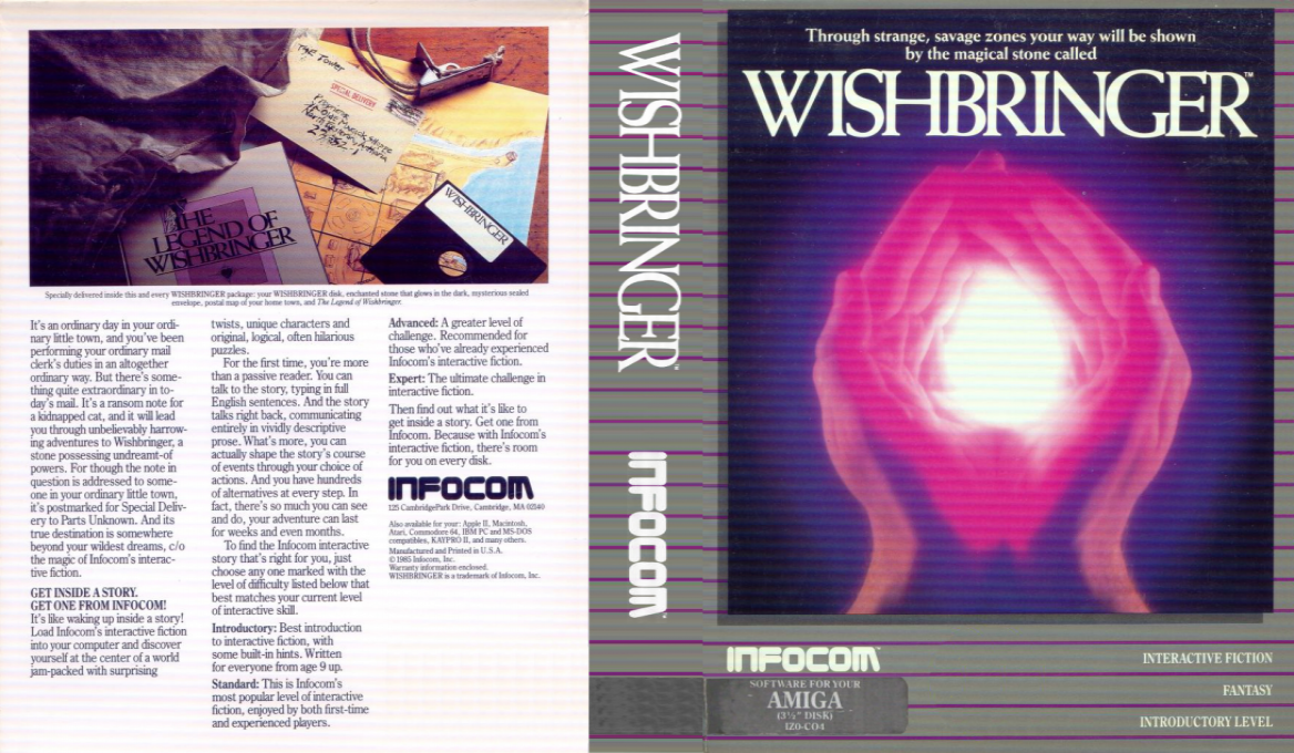 Wishbringer - The Magick Stone of Dreams — box-texture (US)