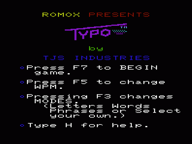 Typo — sstitle (WOR)