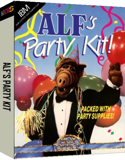 Alf's Party Kit — box-3D (US)