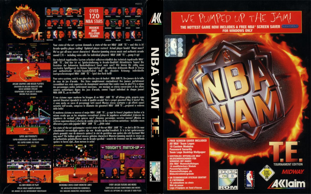 NBA Jam Tournament Edition — box-texture (EU)