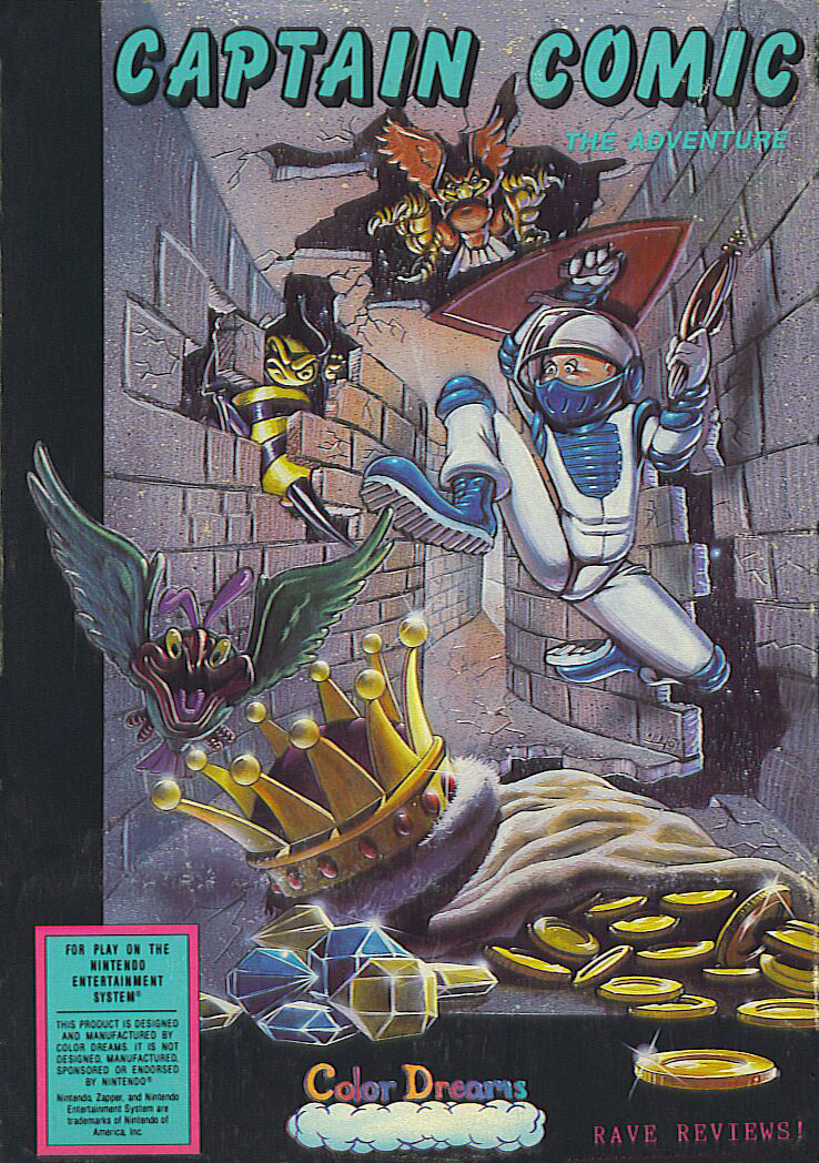 Adventures Of Captain Comic, The box art