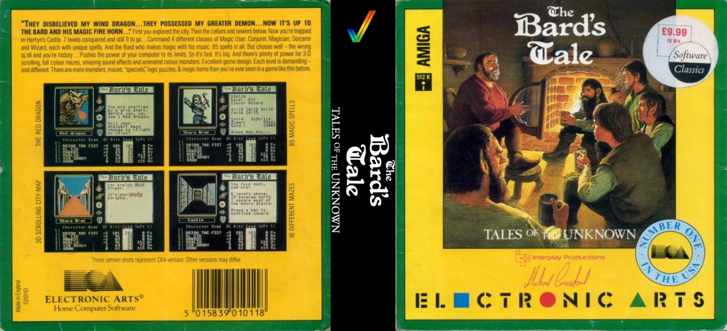 Bard's Tale, The - Tales of the Unknown — box-texture (CUS)