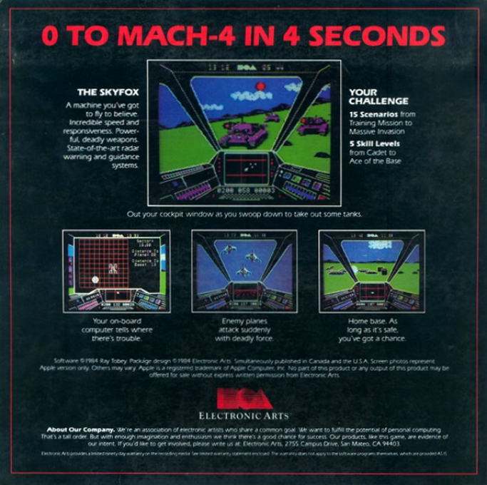 Skyfox — box-2D-back (US)