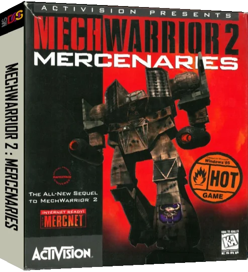 Mechwarrior 2 - Mercenaries — box-3D (US)