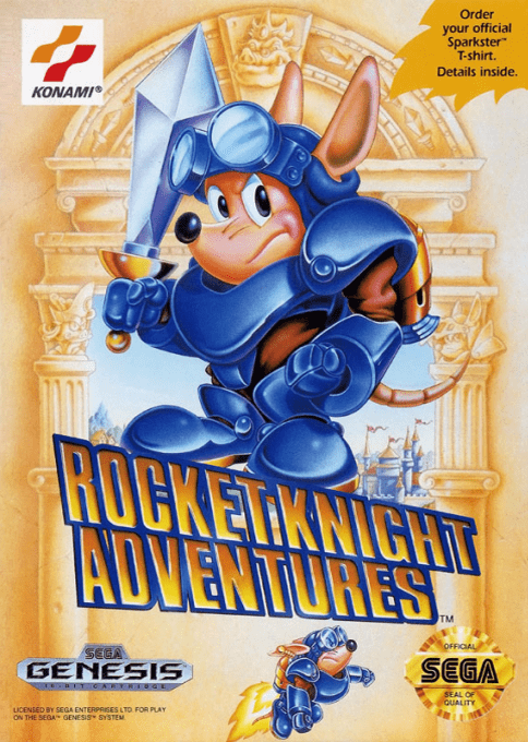 Rocket Knight Adventures box art