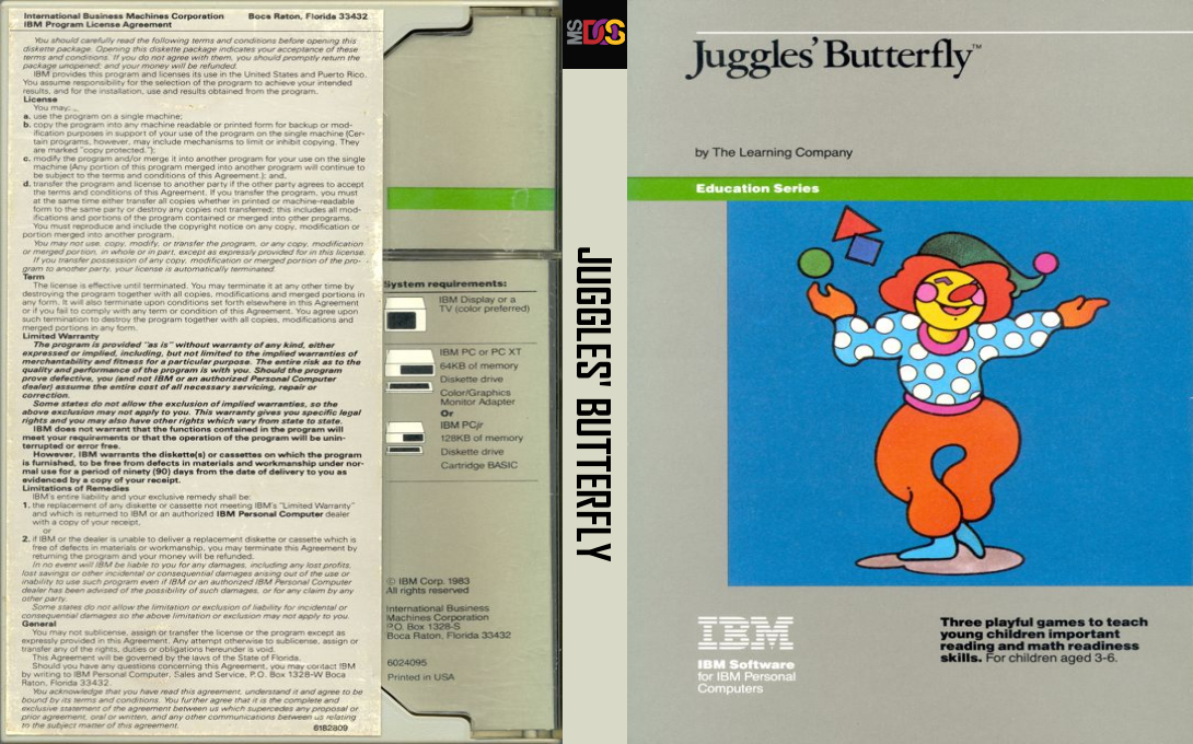 Juggles' Butterfly — box-texture (US)