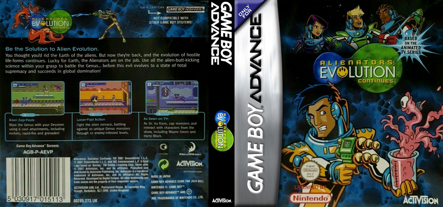 Alienators - Evolution Continues — box-texture (EU)