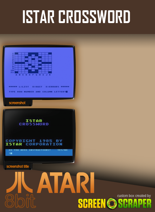 Istar Crossword — box-2D-back (SS)