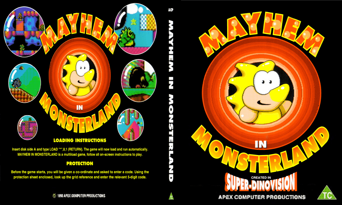Mayhem in Monsterland — box-texture (EU)