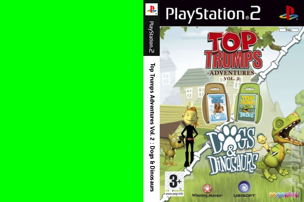 Top Trumps Adventures Vol. 2 - Dogs & Dinosaurs — box-texture (EU)