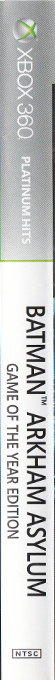 Batman - Arkham Asylum - Game of the Year Edition — box-2D-side (US)